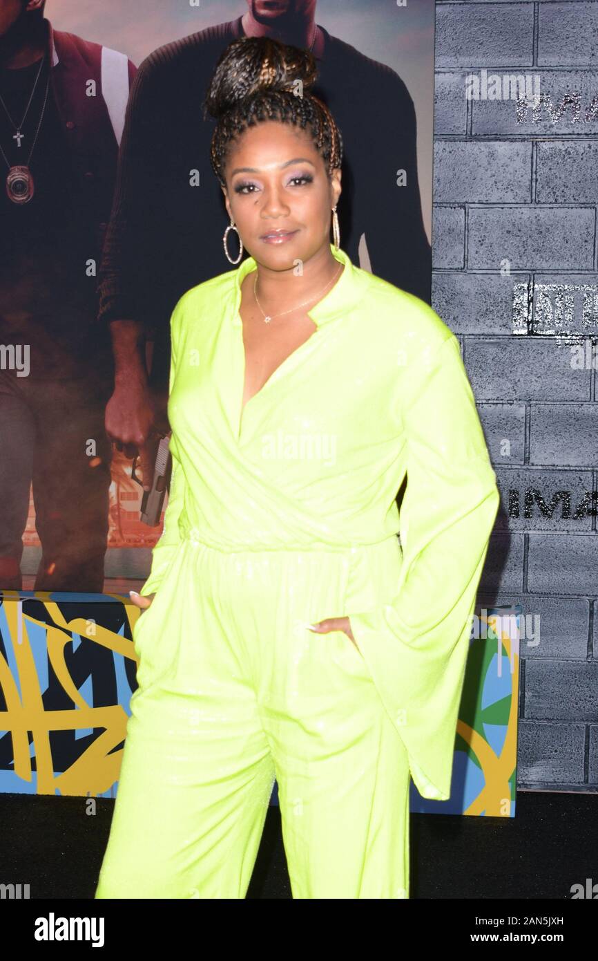 January 14, 2020: TIFFANY HADDISH at the L.A. premiere of ''Bad Boys For Life'' at the TCL Chinese Theater in Los Angeles, California (Credit Image: © Charlie Steffens/ZUMA Wire) Stock Photo