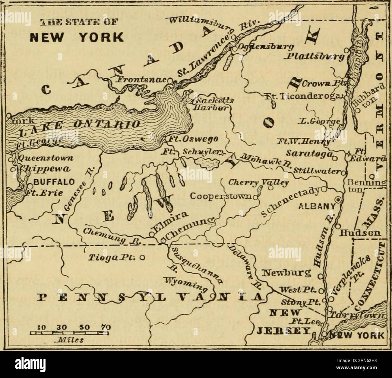 Pictorial map new york hires stock photography and images Alamy