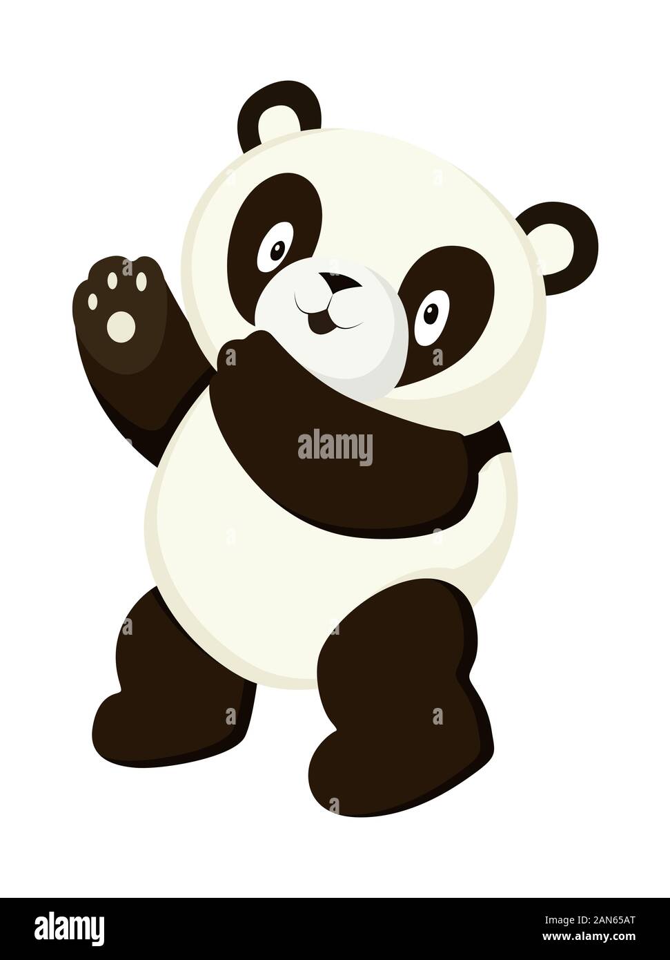 Stylized panda full body drawing. Simple panda bear icon or logo design  Stock Vector Image & Art - Alamy