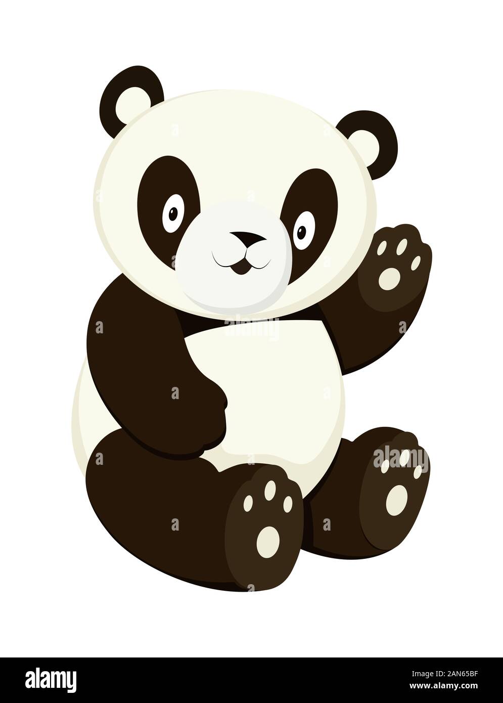 Stylized panda full body drawing. Simple panda bear icon or logo design  Stock Vector Image & Art - Alamy