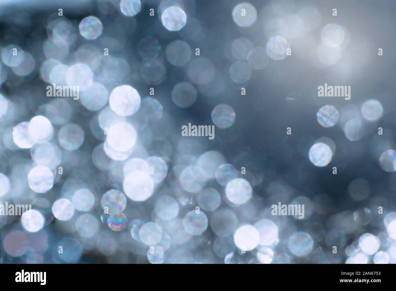 Blue Abstract bokeh light effect on background Stock Photo - Alamy
