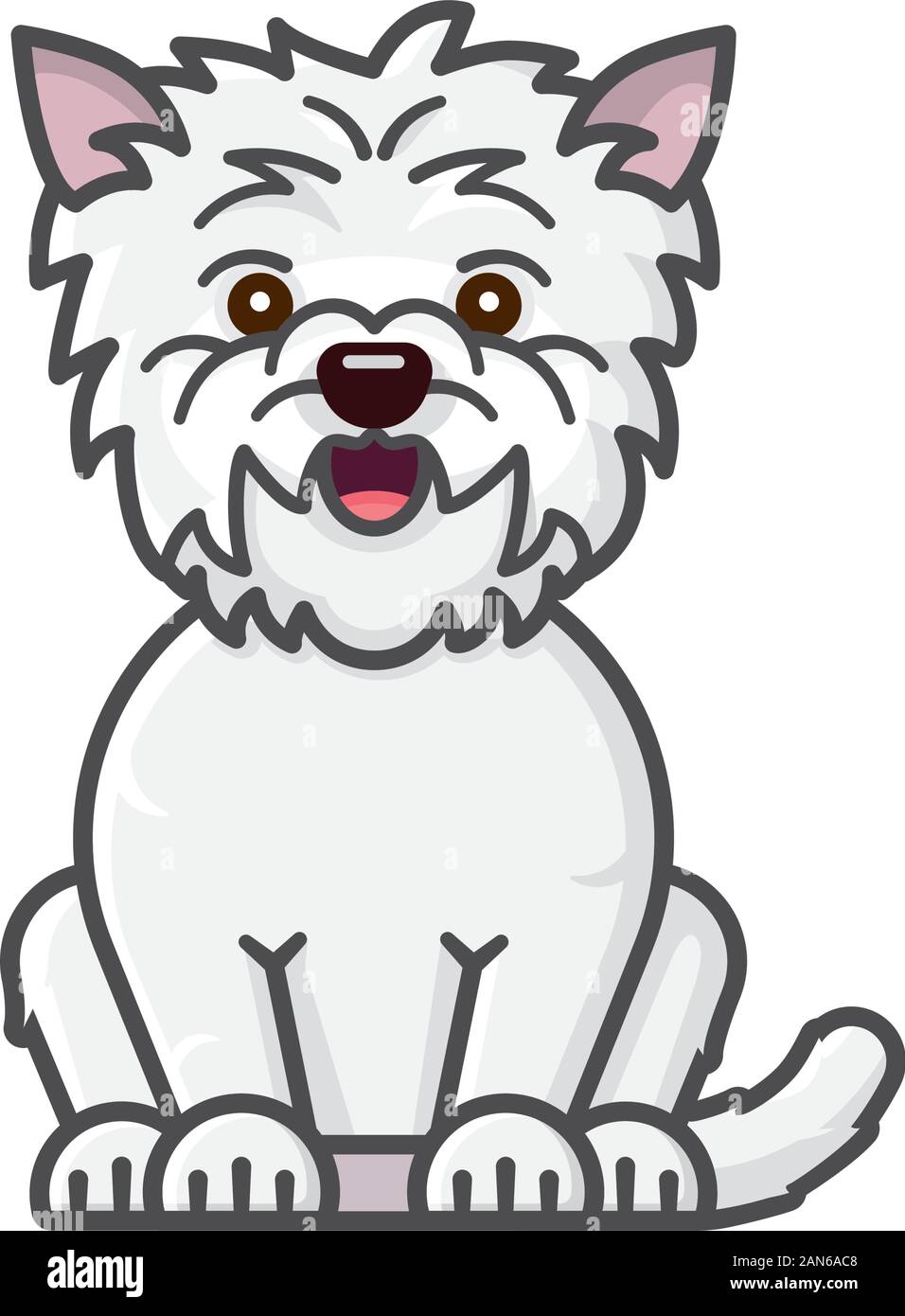 West Highland White Terrier character isolated color illustration. Cute purebred dog symbol Stock Vector Image & Art - Alamy West Highland White Terrier character isolated color illustration. Cute purebred dog symbol Stock Vector Image & Art - Alamy