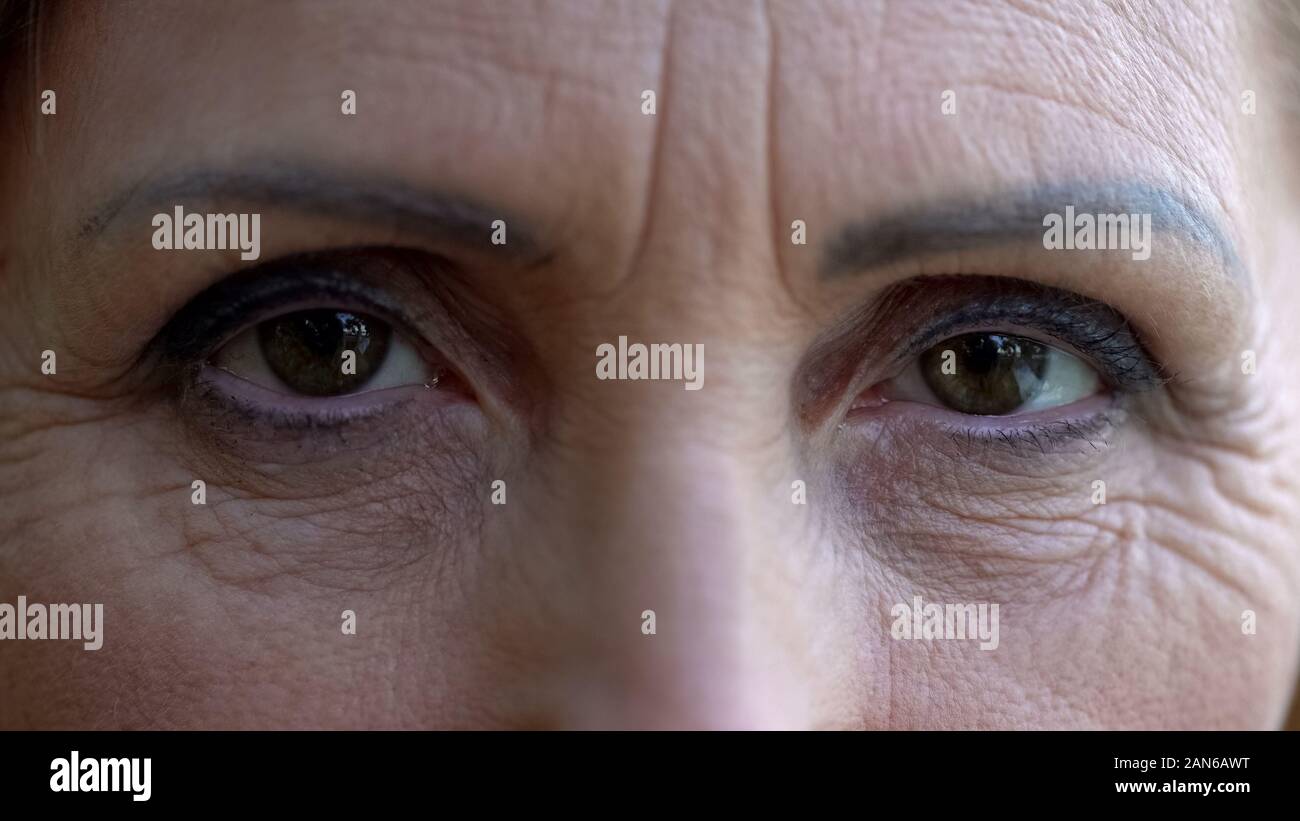 Worried woman face skincare one hi-res stock photography and images - Alamy