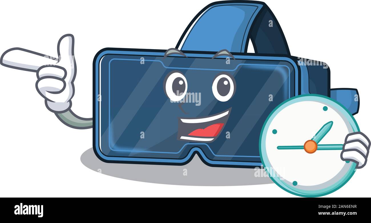 Virtual reality clock character hi-res stock photography and images - Alamy