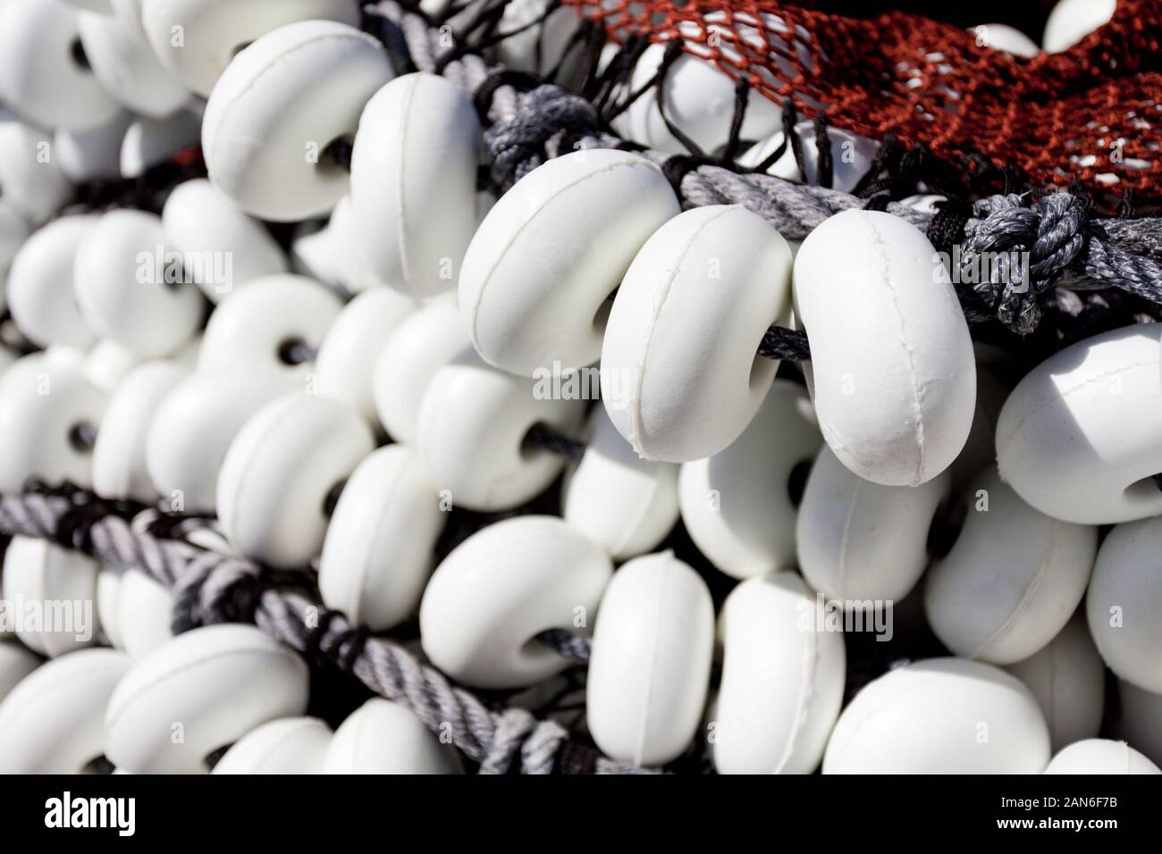 Fishing gear accessories for the fishing net Stock Photo - Alamy