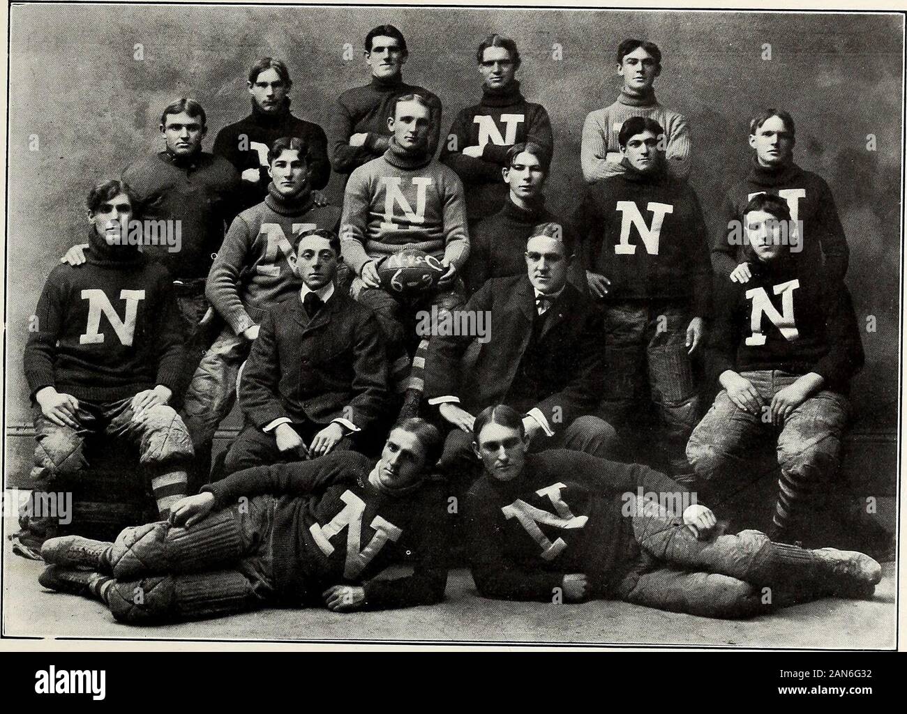 Artemisia [yearbook], 1904 . 106 1. f Football at the U. of N. By Cassius Smith Stock Photo