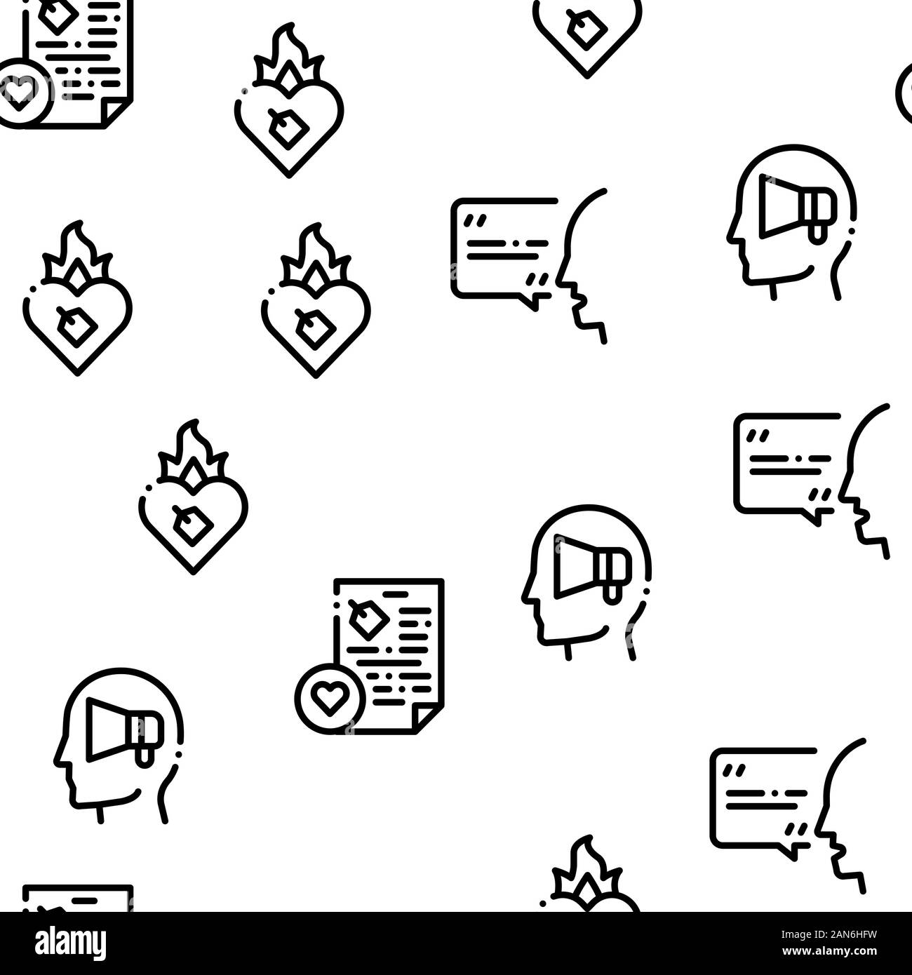 Ambassador Creative Seamless Pattern Vector Stock Vector