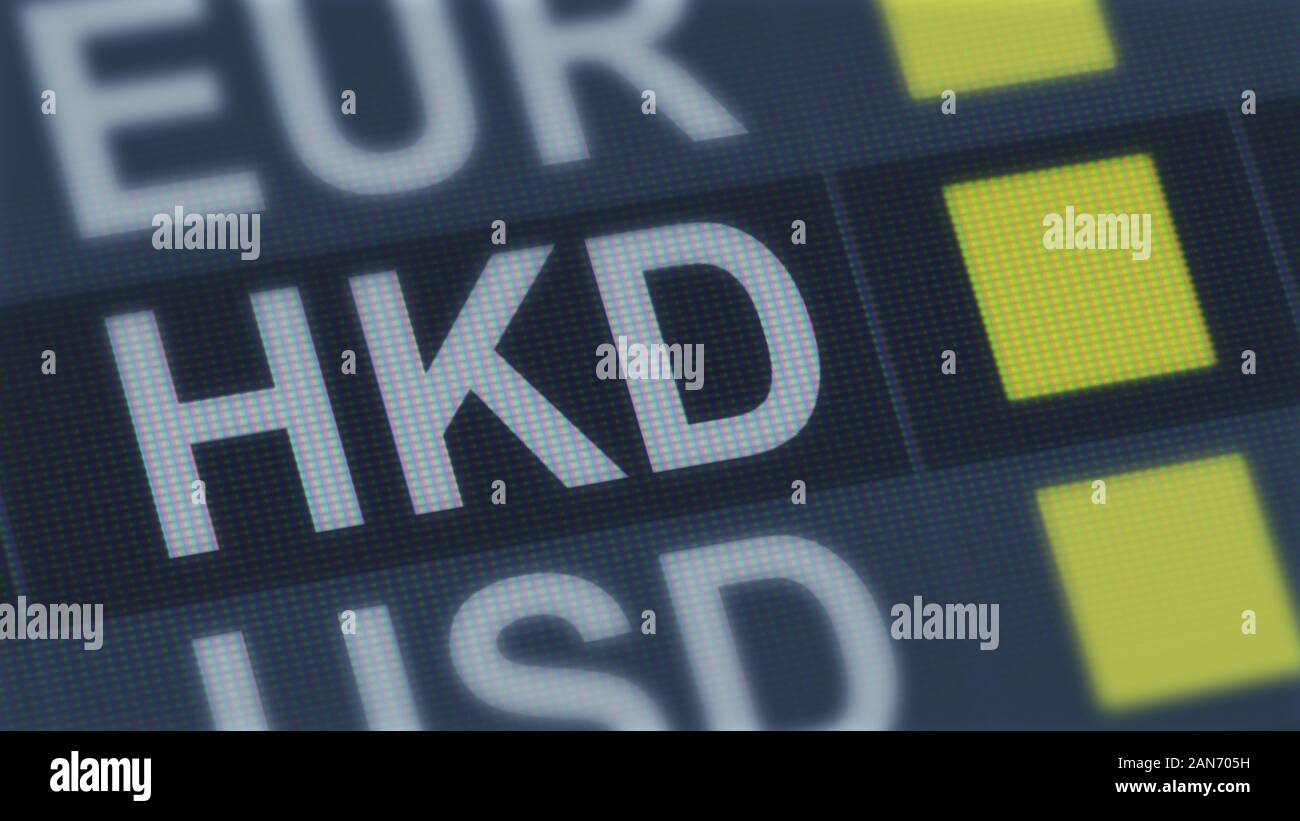 Rate hkd hi-res stock photography and images - Alamy