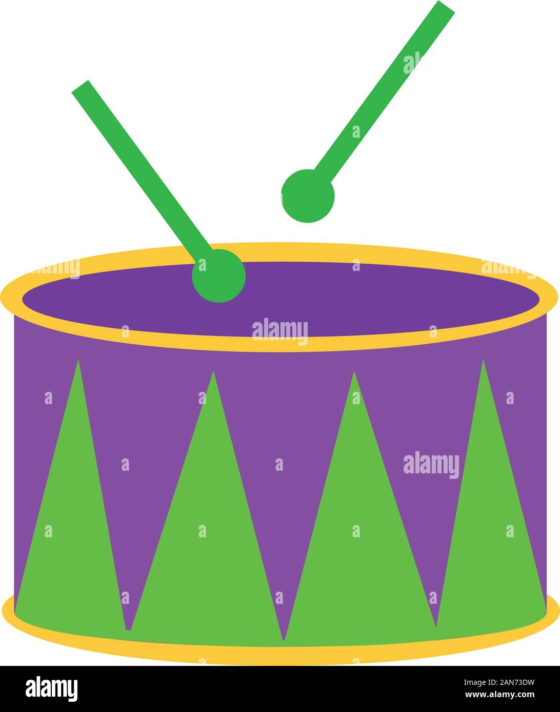 drum musical instrument isolated icon Stock Vector Image & Art - Alamy