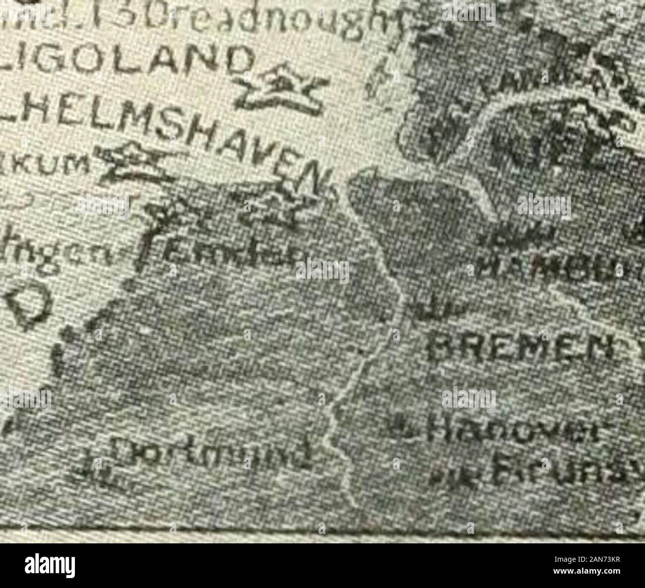 One hundred years of conflict between the nations of Europe, the causes and issues of the great war; . 13 P f i S H r L S^fap«of R!?,SH ^ Fleet C t .Chrt,B Bergenia .,.-?- ,-i 1 -5. .....! Q Lr-S ^- ^ PLYMOUTH BR 1I:T A- i N-; [600.000] • .  LONDON GERMAN T* L.KJISERS 115 FLEET ^IBMI BATTLESHIPS 48 t54pUfSERSD ^gll e-tle DREADNOUGHTS 23 ^.Qbattushii ..--..NOR T H i-IELKSOLAND 5 £• ^ mouth VlUHELAfs^?*^ | CHAThrfi ?• £ (V G t 5 f^Ei 1 Ct k LORir^.^^-^ o &gt;B- &lt;s LA ROCtfc( L£ Ul pfStocHE^OH r QC 4*-- &lt;=c Wr PORTLAND. -UEX 8BUSSJM-S . ,«S|£* enolUtrtfJ 2.300. Total of r Tfin ? eel MEN Stock Photo