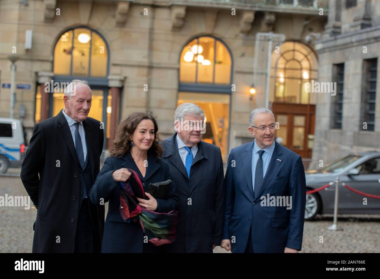 Four Mayors At The New Years Reception From The King At Amsterdam The Netherlands 2020 Stock Photo