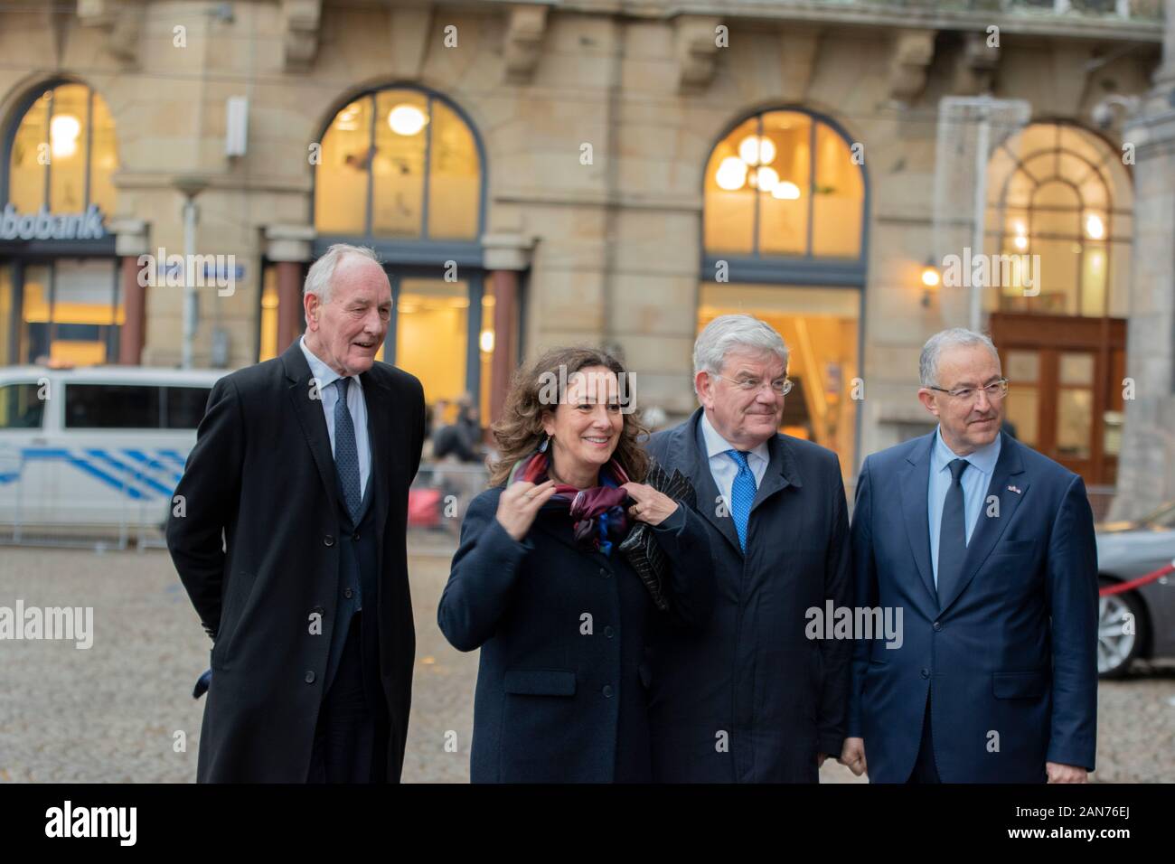 Four Mayors At The New Years Reception From The King At Amsterdam The Netherlands 2020 Stock Photo