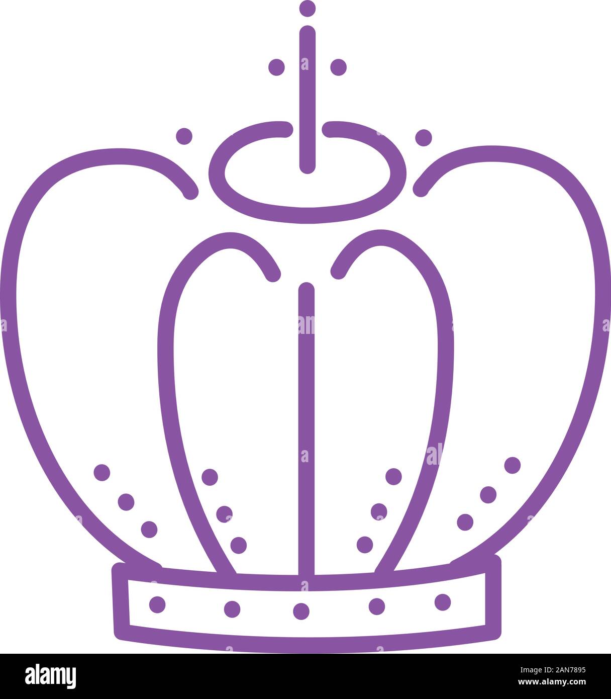 king crown royal isolated icon Stock Vector Image & Art - Alamy