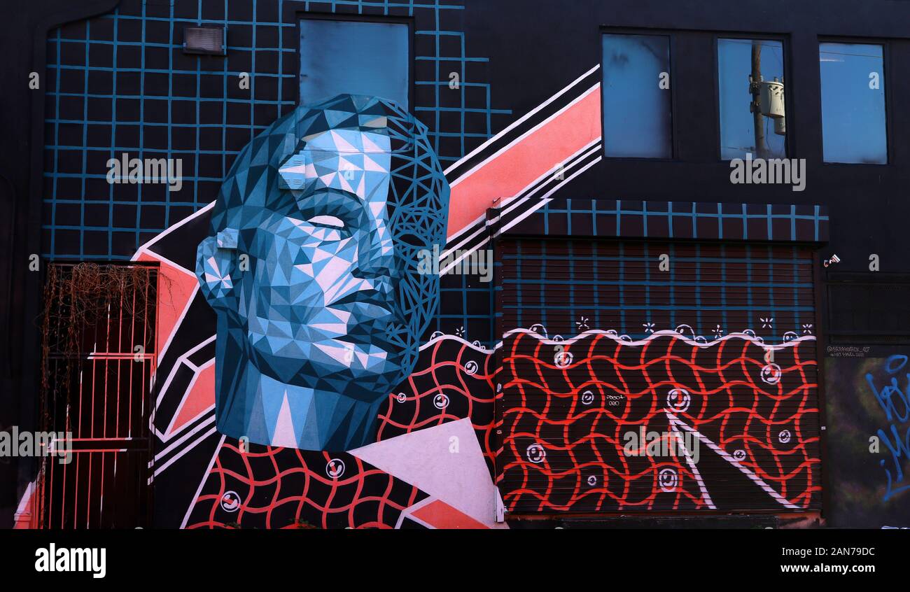Wynwood walls , street art graffiti, Miami, Florida Stock Photo Alamy