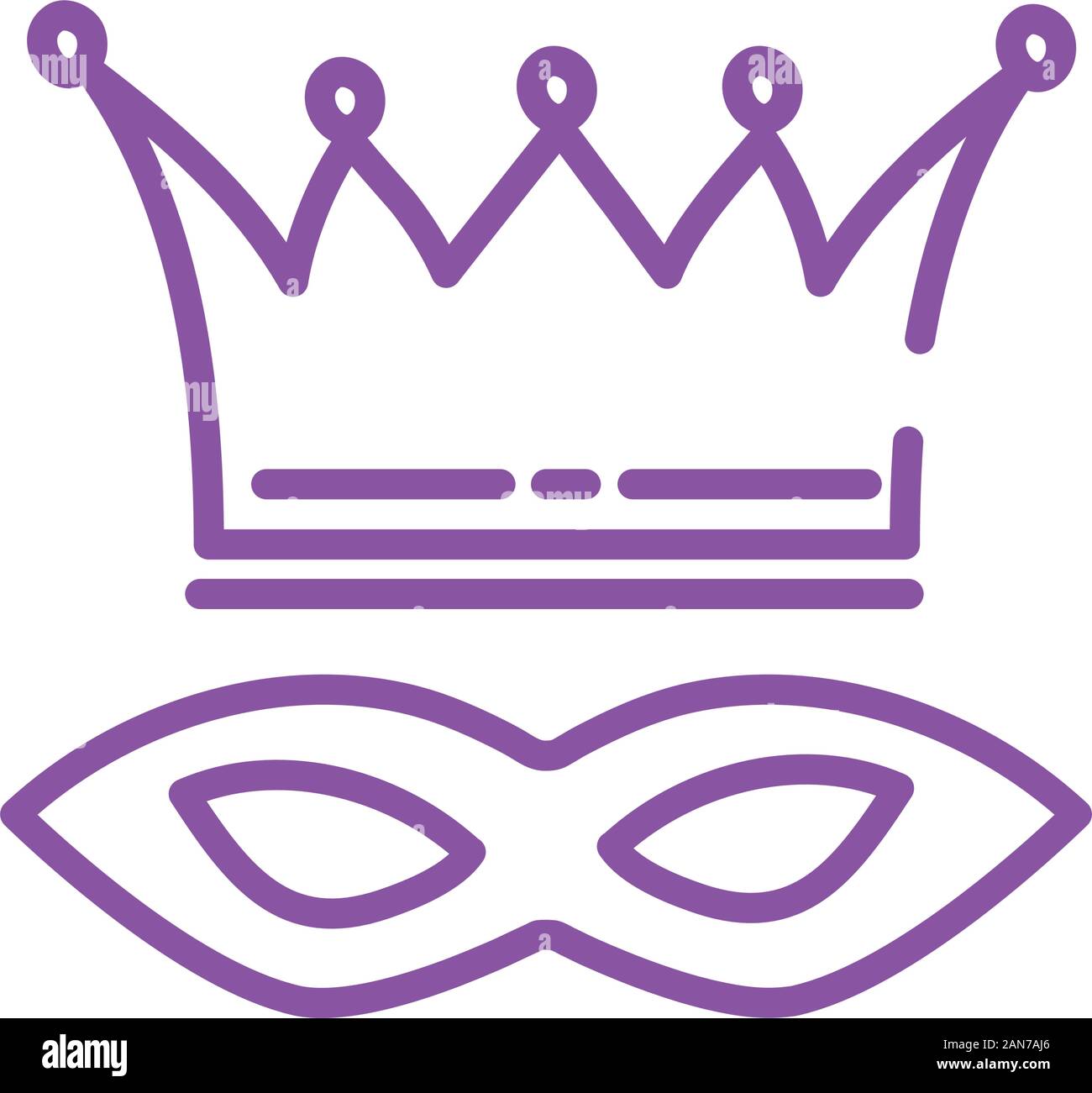 mardi gras crown svg