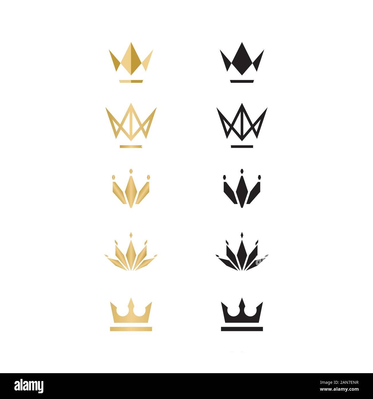 Unique logo which can help your business to grown up Stock Vector
