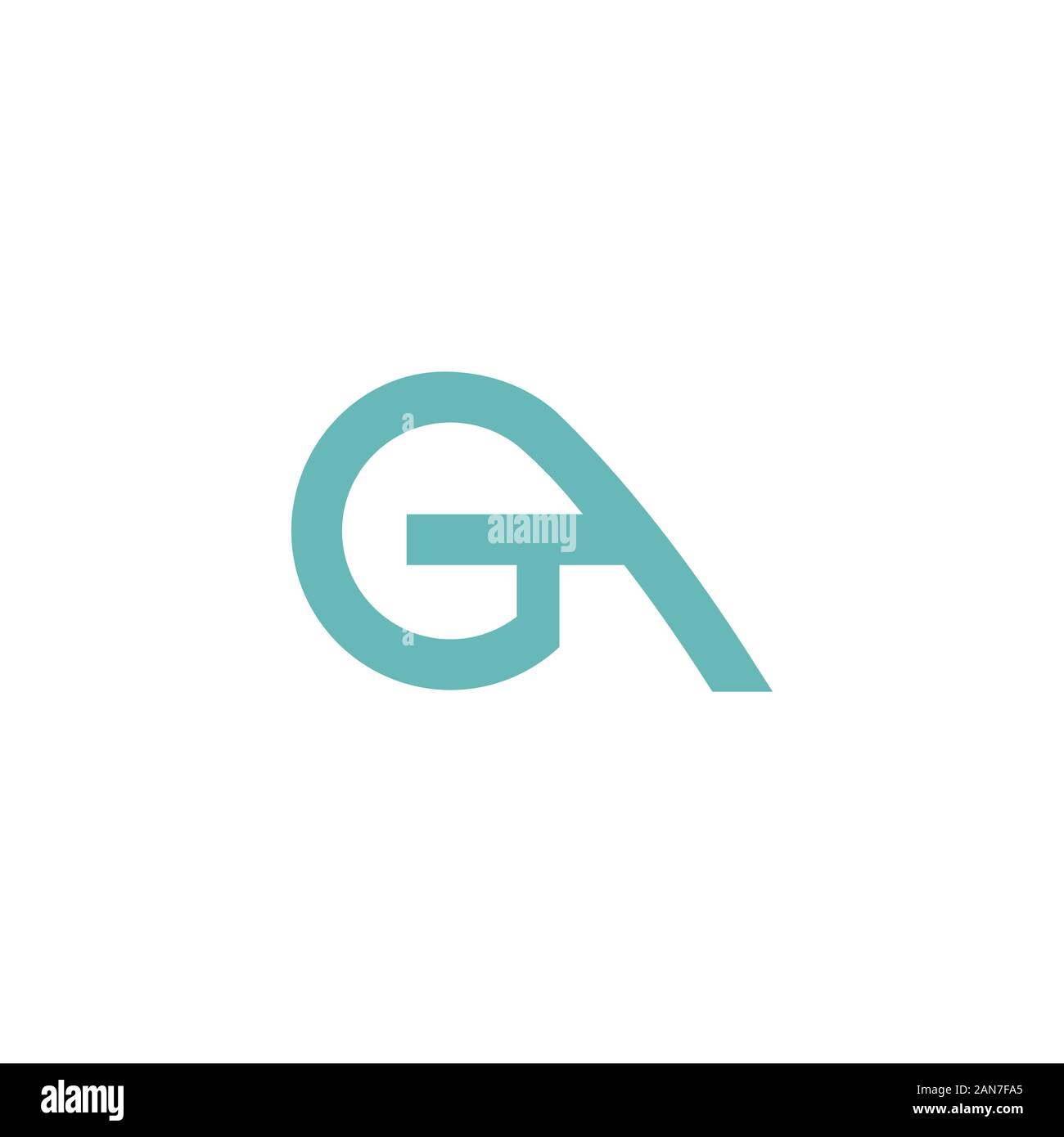 initial letter gaor ag logo vector design Stock Vector Image & Art - Alamy