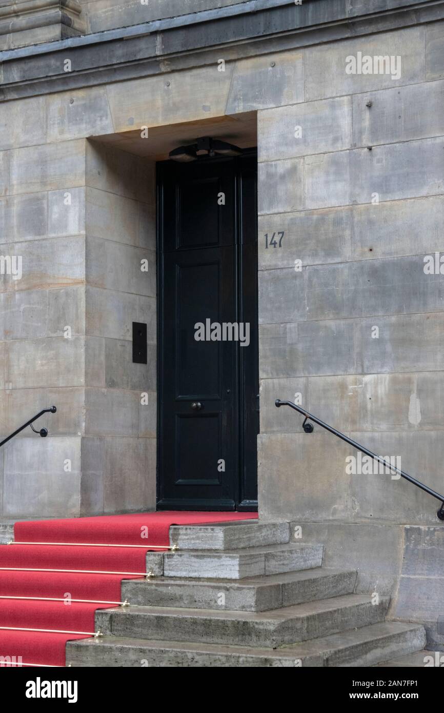 Rec Carpet At The Dam Palace Amsterdam The Netherlands 2020 Stock Photo