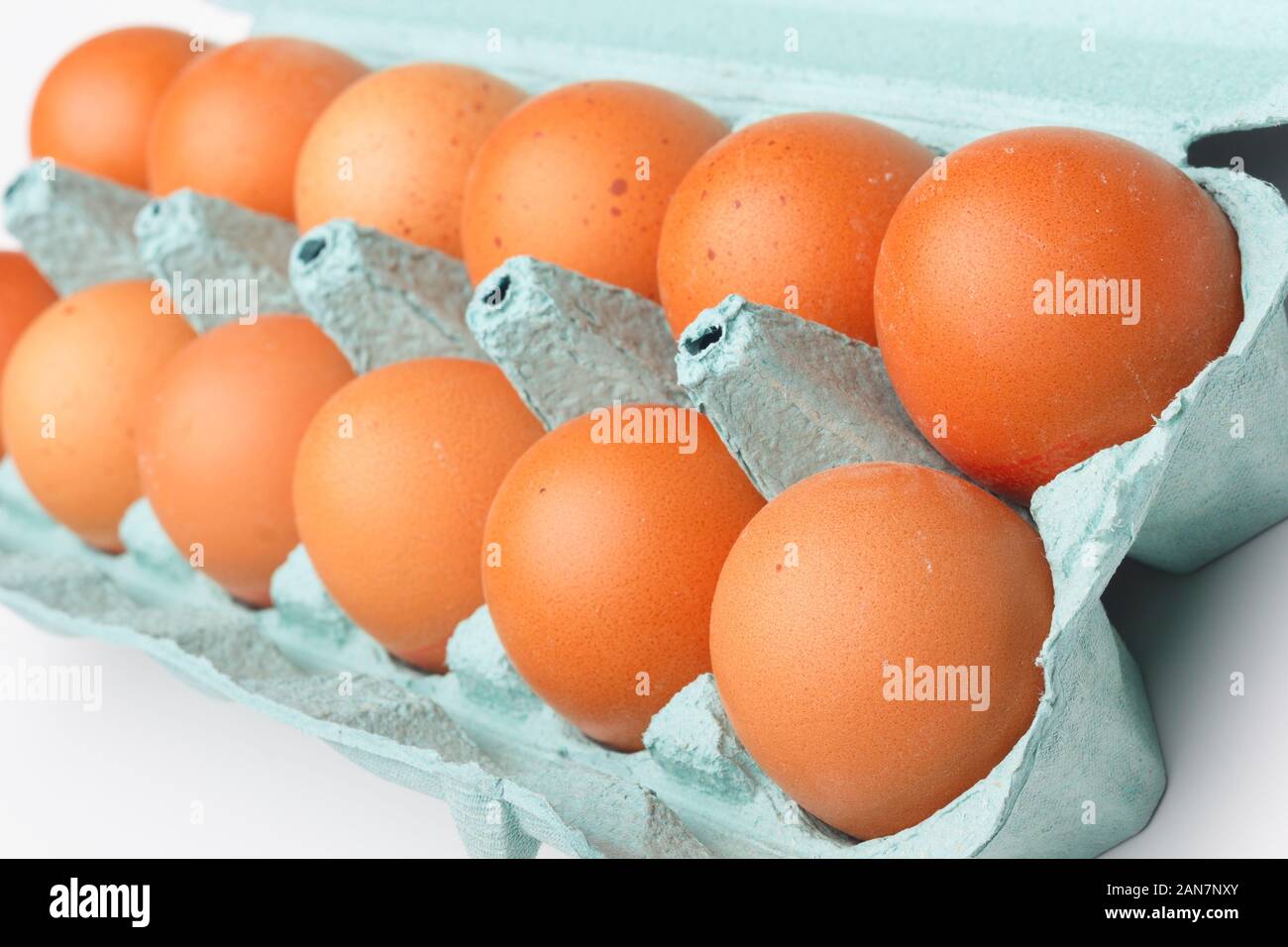 Raw chicken eggs, from the home market, prepared to be cooked with the