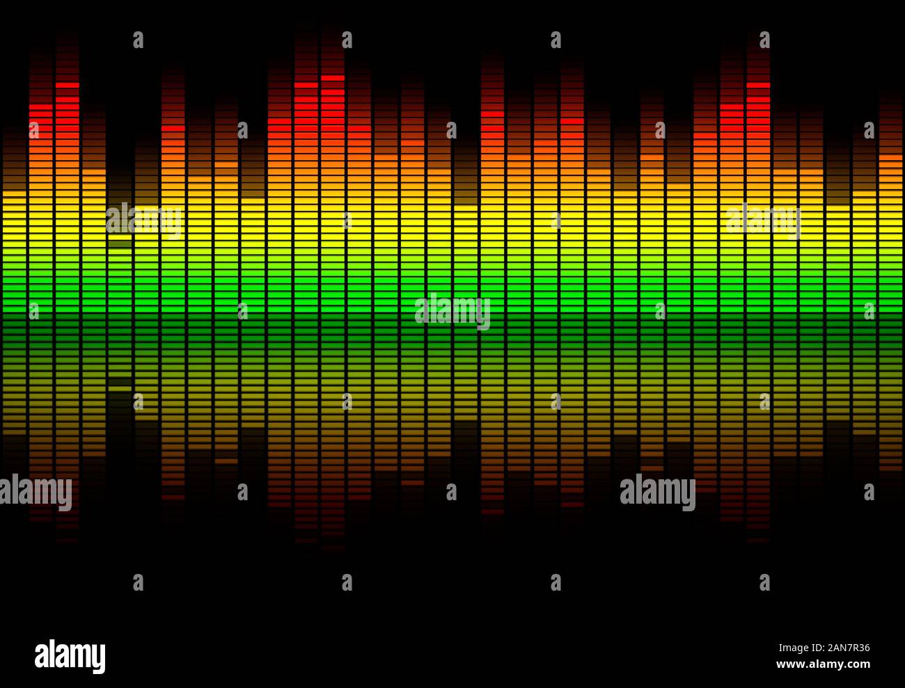 Snestorm løbetur september Illustration colorful musical wave bars hi-res stock photography and images  - Alamy