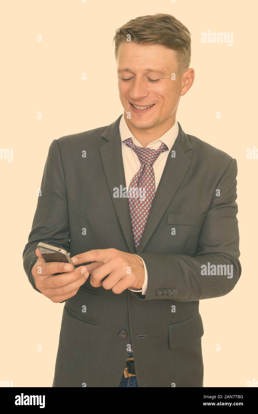 Businessman communicate hi-res stock photography and images - Alamy