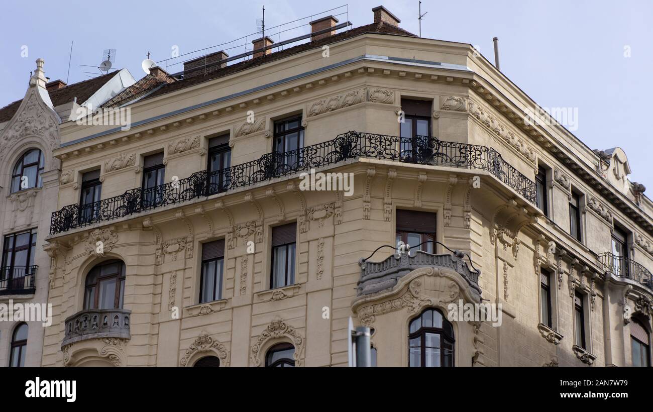 Wooden balcony wood railing hi-res stock photography and images - Alamy