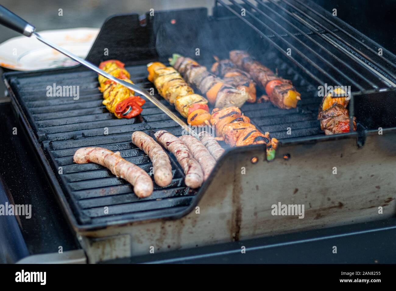 Grillades au barbecue Stock Photo