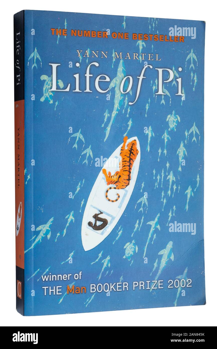 Life of Pi, a Canadian philosophical novel by Yann Martel Stock Photo
