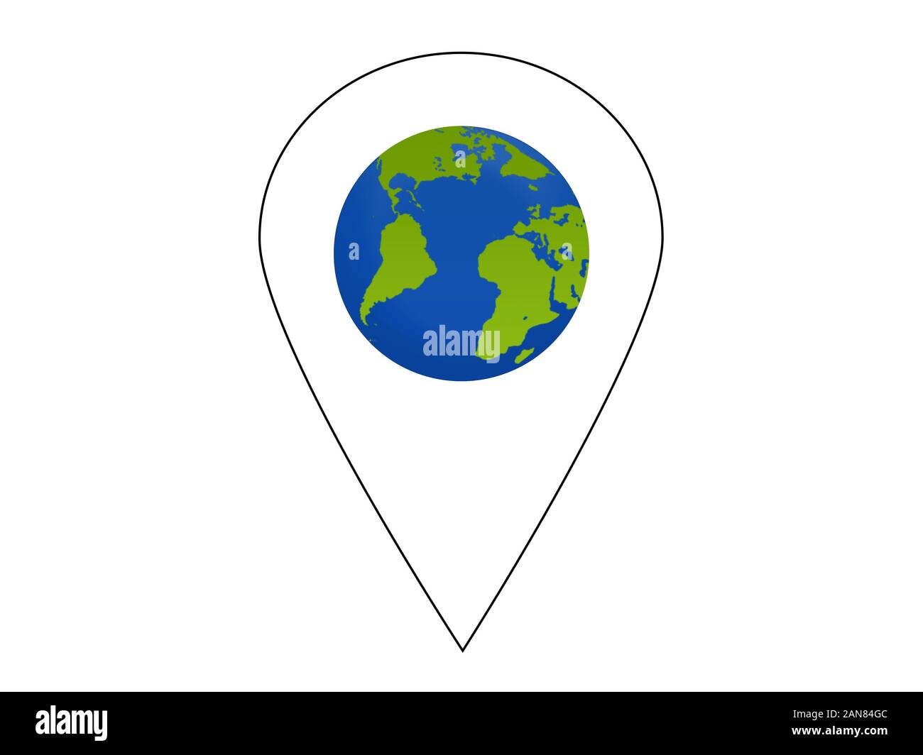 Globe maps icon template Texture Stock Photo