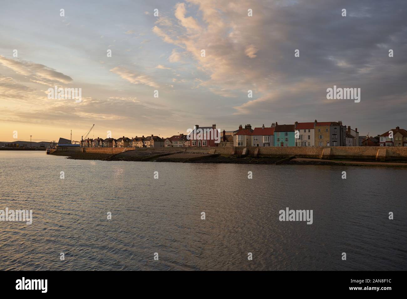A view of the historic headland at Hartlepool, England Stock Photo Alamy