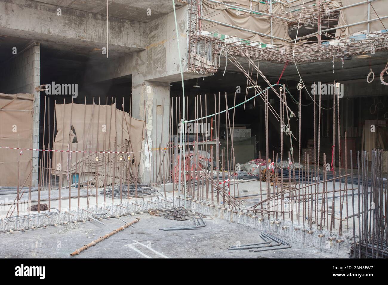 Construction site with new building hi-res stock photography and images ...