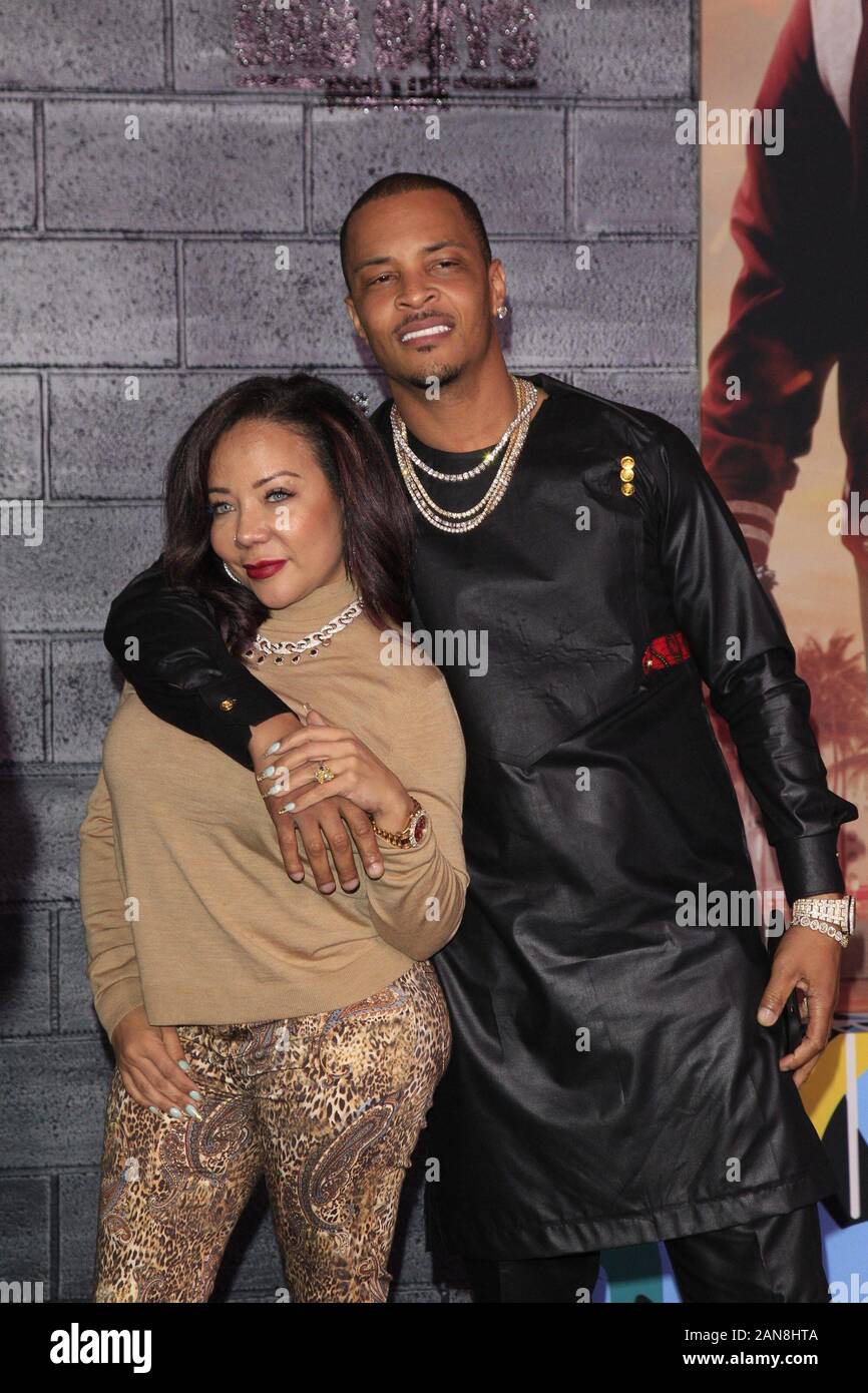 Los Angeles, CA. 14th Jan, 2020. T.I. and Tameka Cottle at arrivals for ...