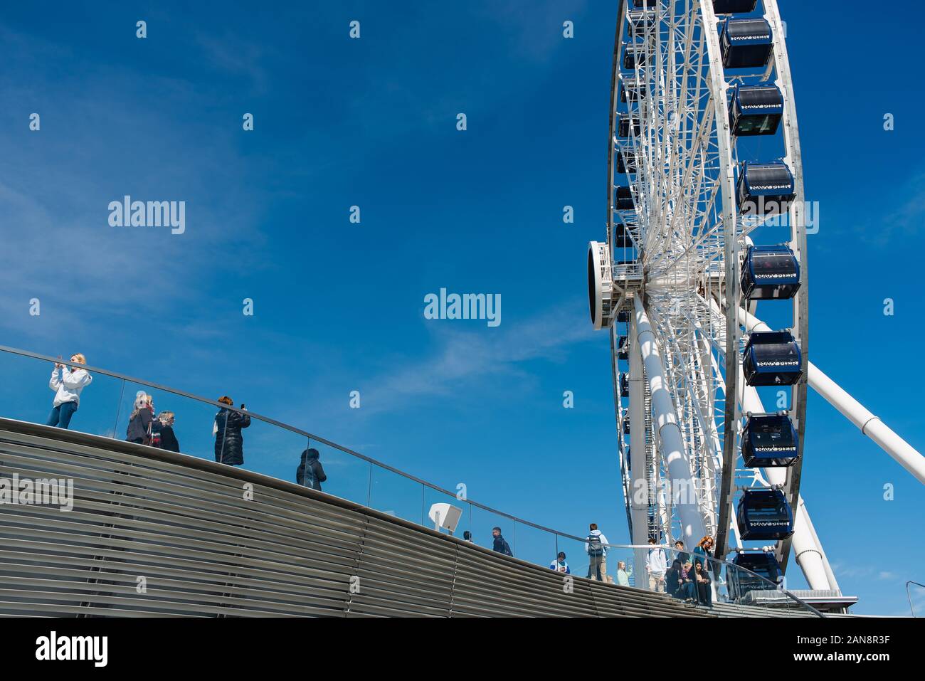 Navy Pier in Chicago, IL, USA Stock Photo