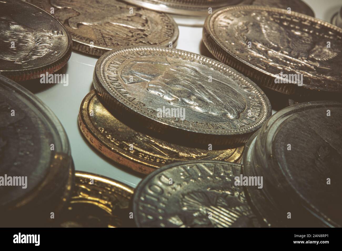 Old united states liberty coins hi-res stock photography and images - Alamy