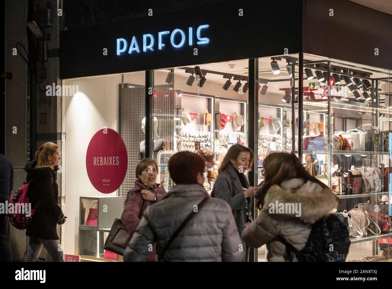Portuguese women's accessories brand Parfois store seen in Spain Stock  Photo - Alamy