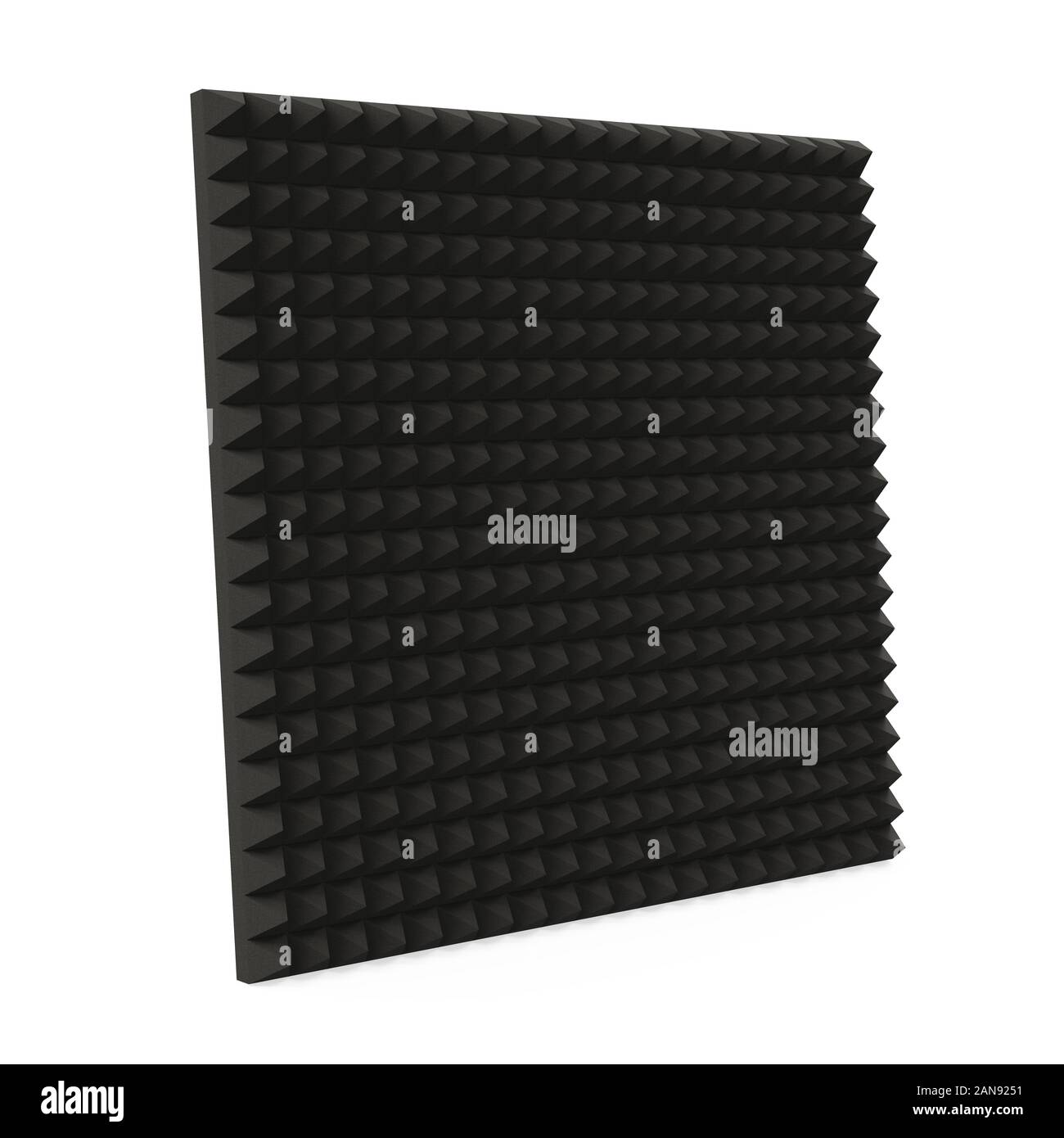 Soundproof Acoustic Foam Isolated Stock Photo