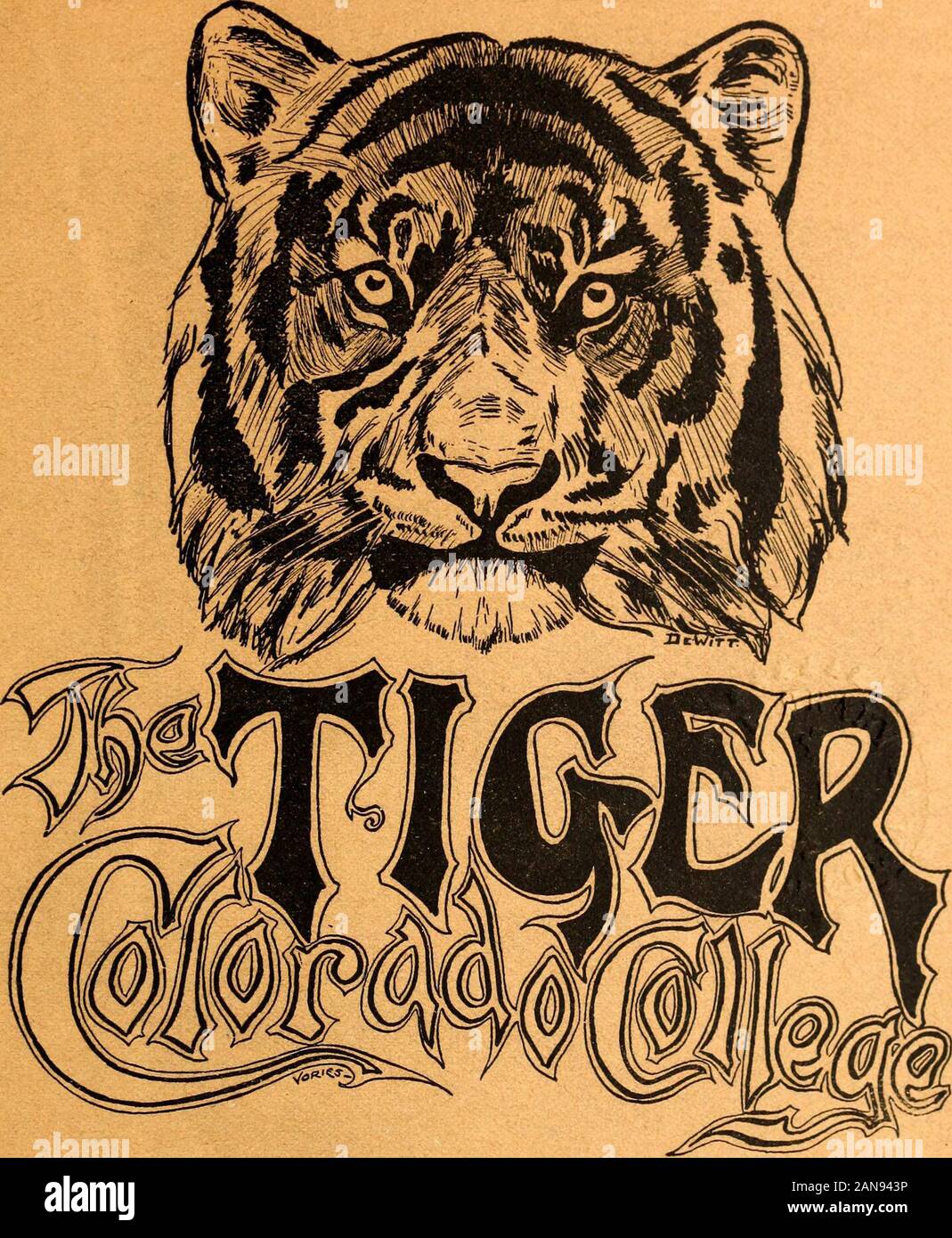 The Tiger (student newspaper), Sept1903-June 1904 . September 16 1903 Volume VI Numbei 1 ?milll »»«»|4»»»»M4H,H4«44^ *; I Special Rates to Students ON RENTED PIANOS i THE KNIGHT-CAMPBELL Music Company NEW LENNOX BLOCK OPPOSITE NORTH PARK St.JohnBros.rCT,CALPLUMBERS GAS cAND STEAM FITTERS Hot Water Heating a Specialty Prompt attention given to Repair Work. Curtis Soal 6o. Office, 132 N. Tejon Street. Telephone 91 Try NEW RANGE for the Kitchen, $4.00. BITUMNOUS COAL AT STANDARD PRICES. ; SELDMONRIDGE BROTHERS Wholesale and Retail Dealers in I Flour, Feed, Grain, Hay and Seeds108 South Tejon Stre Stock Photo