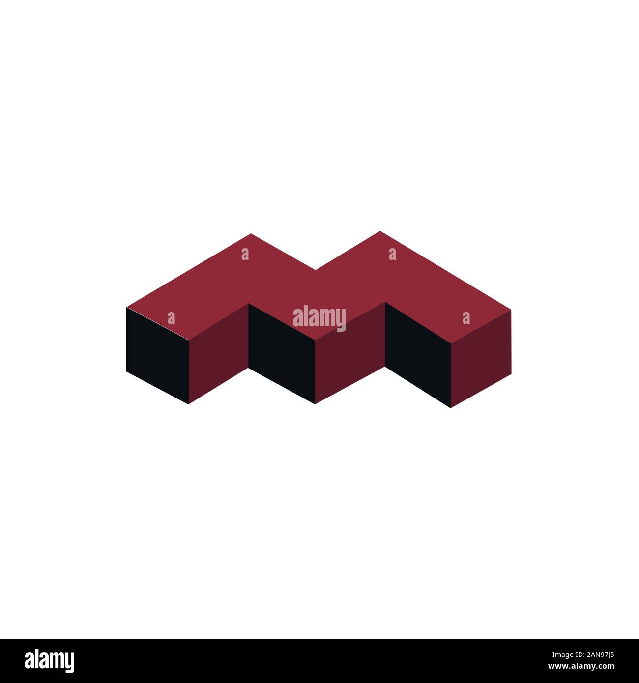 Unique logo which can help your business to grown up Stock Vector
