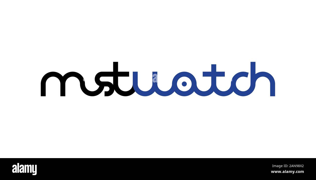 Unique logo which can help your business to grown up Stock Vector