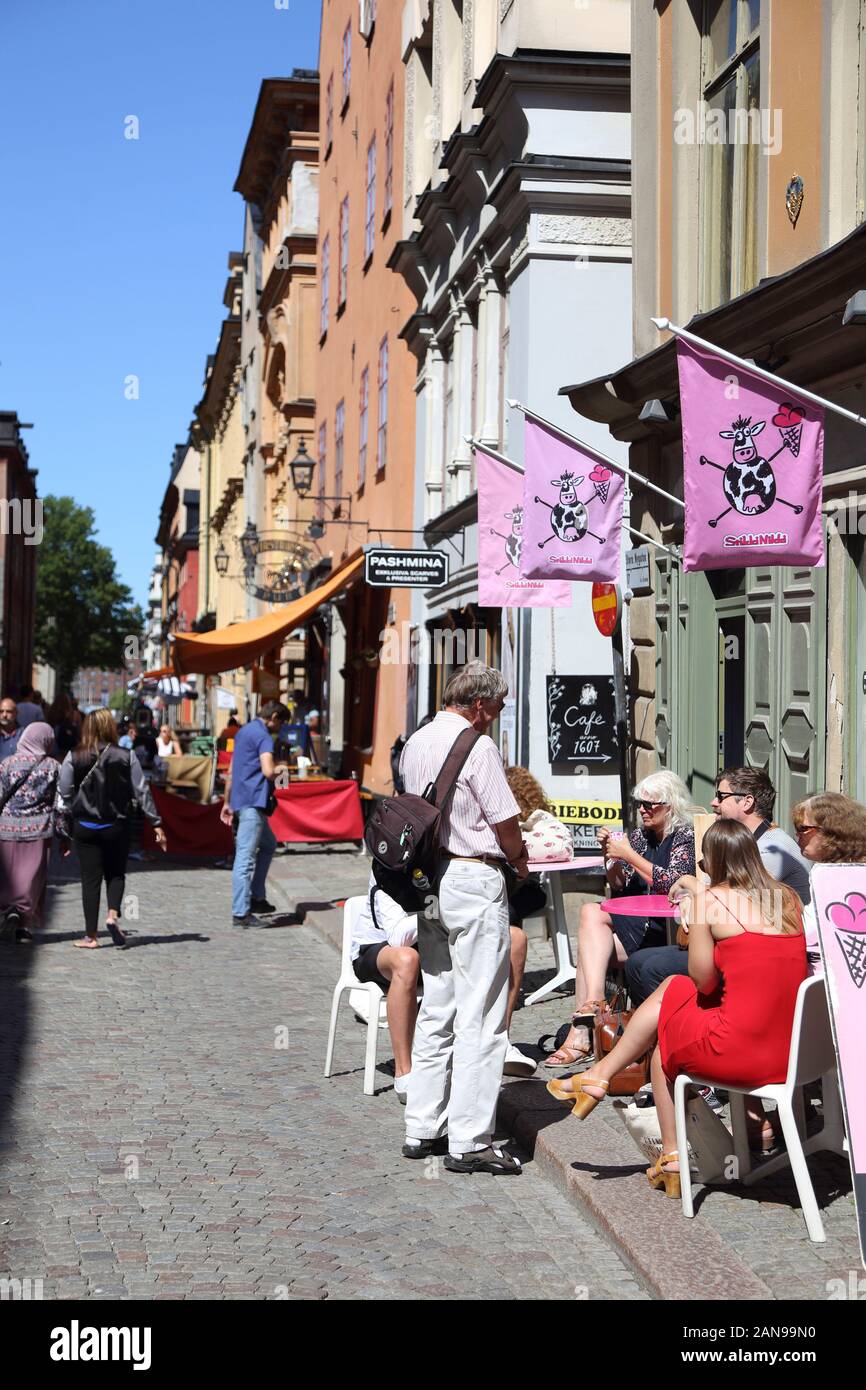 Vasterlanggatan Gamla Stan High Resolution Stock Photography And Images Alamy