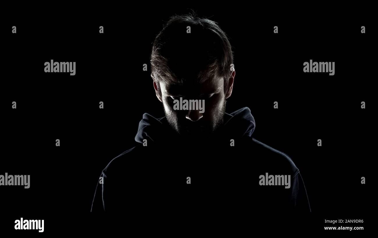 Former criminal feeling guilty, regret on serious male face, guy making decision Stock Photo - Alamy Former criminal feeling guilty, regret on serious male face, guy making decision Stock Photo - Alamy