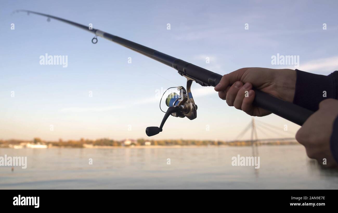fly fishing with spinning rod