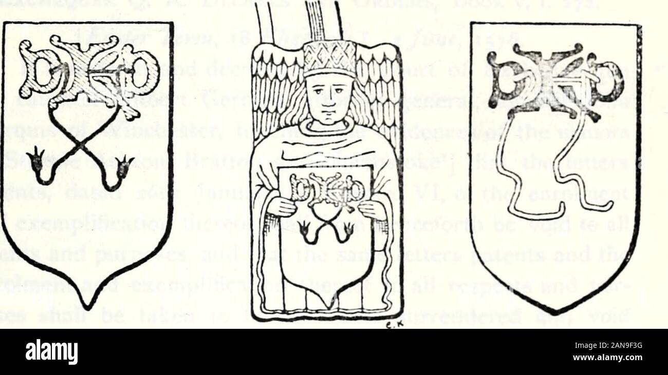 Wiltshire notes and queries . e illustration), andfilled in with red