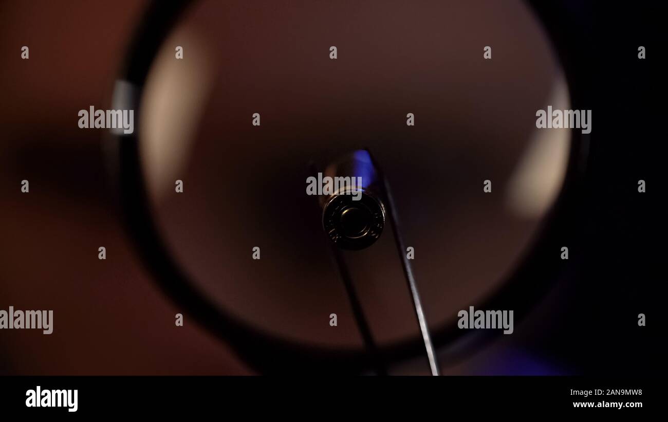 Forensic evidence glass hi-res stock photography and images - Alamy