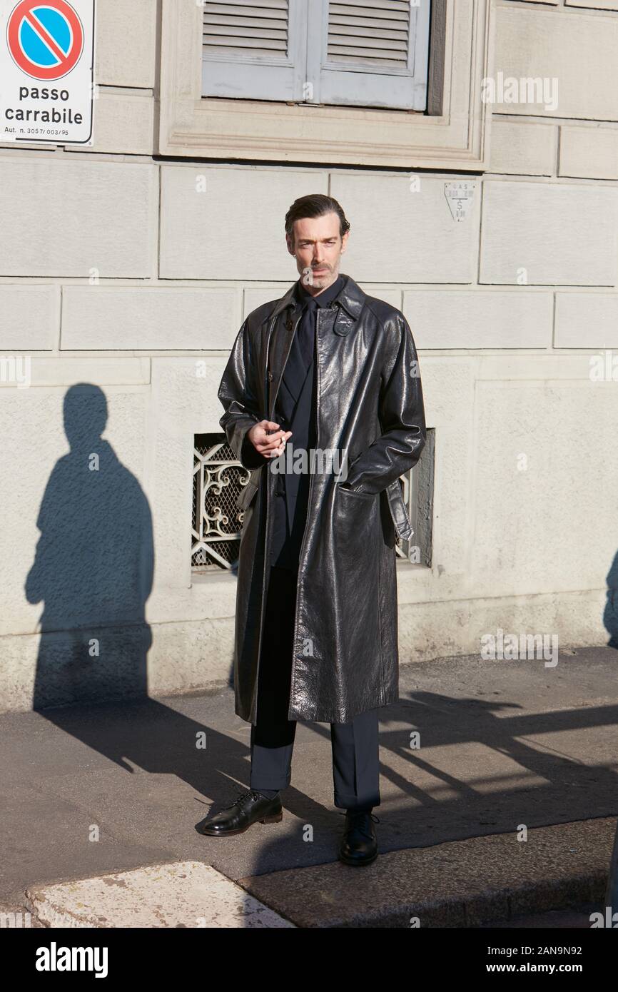 Salvatore ferragamo men's store leather jacket