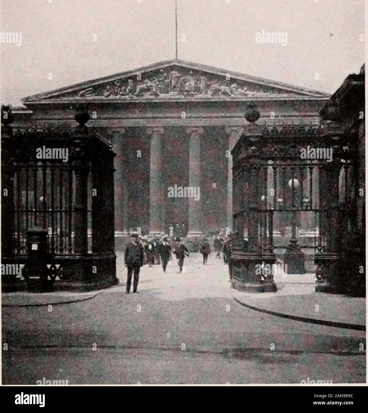 London, an intimate picture . the literary hacks of London, all the GrubStreet of the day that George Gissing has depictedwith so much unrejoicing realism. I make it a prac-tice when working in the Museum to take my tea inits refreshment room. The talk you overhear thereranges from Ceramics to Cyrenaics, from Nineveh tononsense; and though the tea is not good, the facesare of absorbing interest. The tea-room lies offthe Egyptian Galleries and outside the door are afew silent policemen and a hundred silent Pharaohsand their gods in granite and basalt, with calmsphinx-like features, gazing into Stock Photo