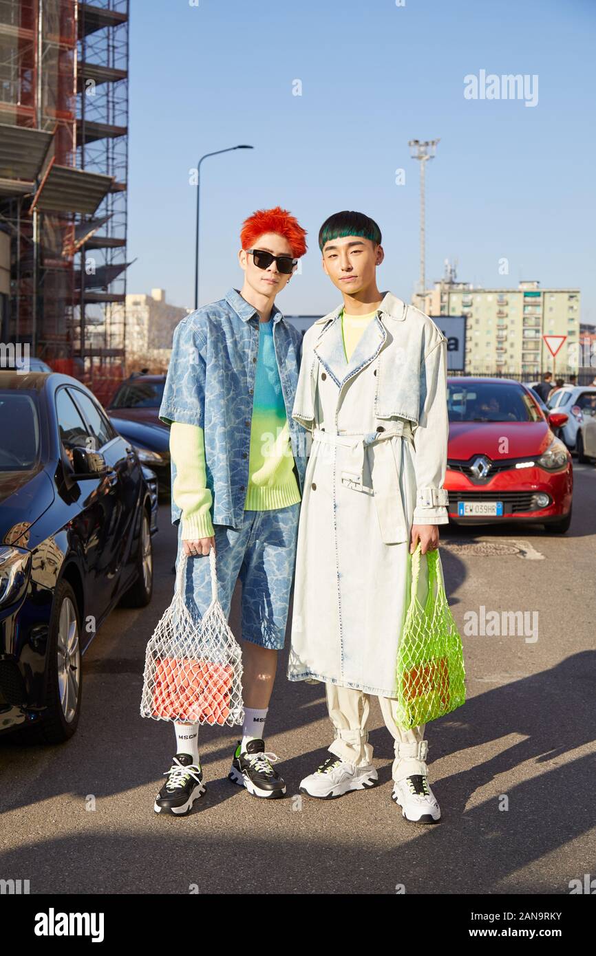 Street style men fashion week hi-res stock photography and images - Page 12  - Alamy