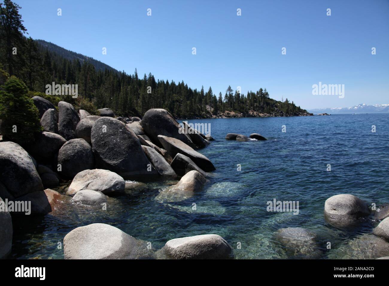 Lake Tahoe In the Sierra Nevada's California/ Nevada Stock Photo Alamy