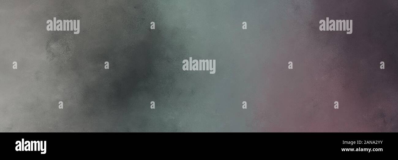 horizontal dim gray, light slate gray and very dark violet color