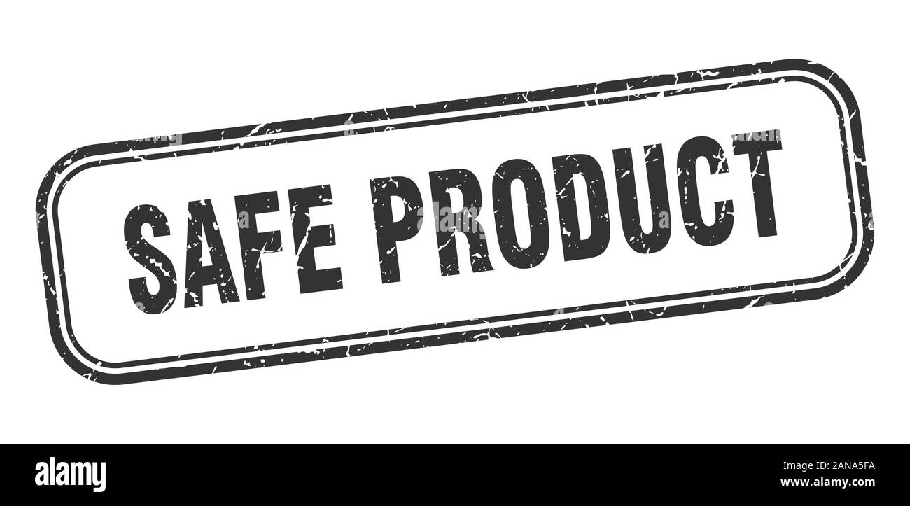 safe product stamp. safe product square grunge black sign Stock Vector Image & Art Alamy